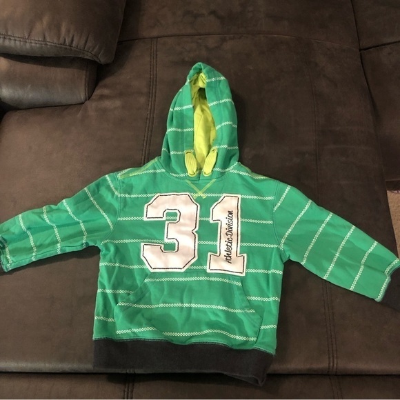 Green Pull Over and Blue Zip Up Hoodie - Picture 6 of 9